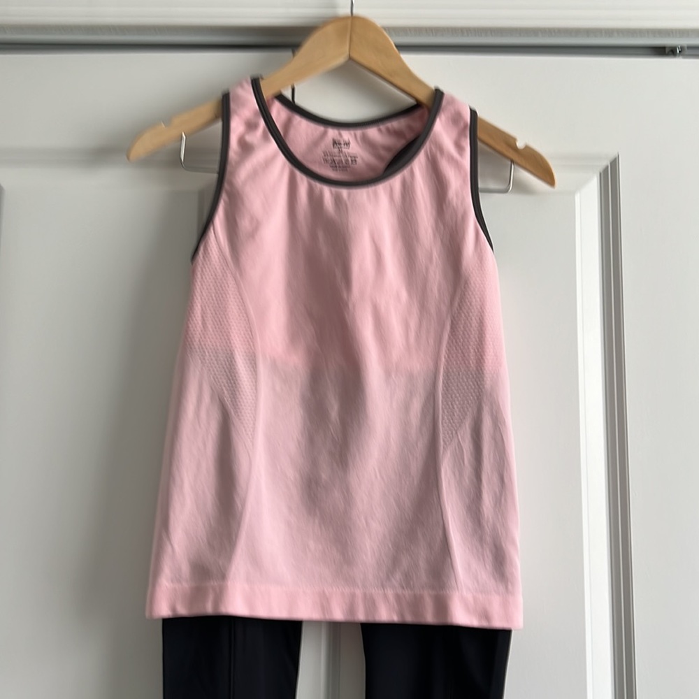 Ladies yoga pants and top